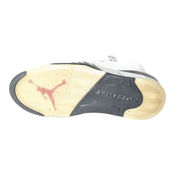 NIKE Air Jordan 5 Retro \'White Cement\' Sneakers Size 8 main image 9
